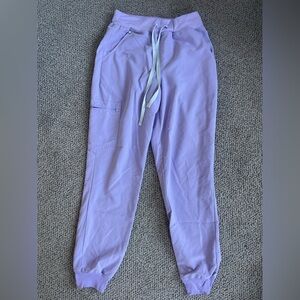 Lavender Dew Figs Scrub Pants